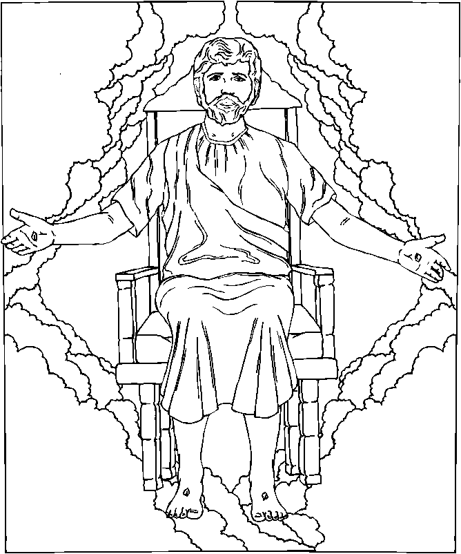 Jezus Chrystus kolorowanki